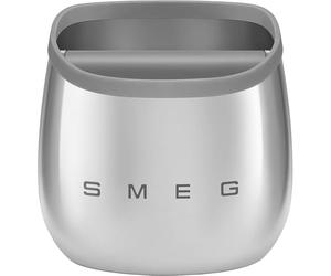 Smeg, ECKB01 - Boîte à marc pour machines à café en acier brillant, 126 x 125 x 130 mm