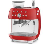 SMEG EGF03RDEU Machine à café compacte à porte-filtre rouge Fonction vapeur