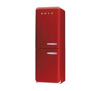 Smeg FAB32LRN1 Autonome 304L Rouge réfrigérateur-congélateur - Réfrigérateurs-congélateurs (304 L, SN-T, 10 kg/24h Nouvelle zone compartiment, Rouge)