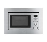 Smeg FMI017X Intégré - Micro-ondes (Intégré, Micro-ondes grill, 20 L, 800 W, boutons, Rotatif, Acier inoxydable)