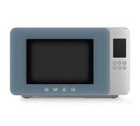 Smeg, Four à Micro-ondes avec Grill MOC01SBMEU, 4 Fonctions et 18 Programmes Automatiques, Technologie Inverter, Système de Fermeture Soft Close, Accessoire Grille Inclus, 1900 W, Bleu Orage Mat