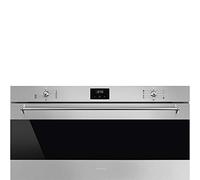 Four Smeg Classica encastrable SFR9300X Multifonction, Chaleur tournante, Nettoyage Vapeur (hydrolyse) , Classe A+, Hauteur réduite 90 cm