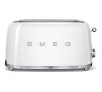 Smeg Grille-pain 2 fentes 1500w blanc - tsf02wheu