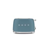 Smeg Grille-pain TSF01SBMEU 2 fentes 950 W 6 niveaux Décongélation et Bagel Bleu orage mat