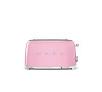 Smeg 50's Style TSF02PKEU - Grille-pain - 4 tranche - 2 Emplacements - rose
