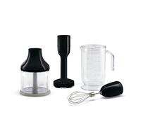 Smeg HBAC11BL Accessoires pour Mixeur Plongeant, noir : Carafe, Blol hachoir, Presse-purée, Fouet à fils
