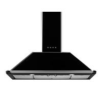 SMEG KT110BLE HOTTE DÉCORATIVE MURALE COULEUR NOIR ESTHÉTIQUE VICTORIA 110 CM