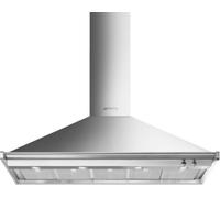 Smeg Hotte murale décorative KD150HXE 150 cm Acier inoxydable satiné 3 vitesses