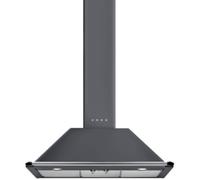 Smeg Hotte décorative murale Victoria KT90GRE 89,5 cm Extraction et recirculation Gris ardoise