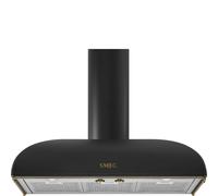 SMEG Hotte Murale Trapèze KS89AOE 90CM 3 Vitesses'Anthracite 3 Filtres Ce.a