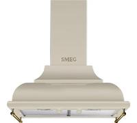 Smeg KC16POE Hotte Encastrable | Classe énergétique A | Esthétique coloniale, filtre à charbon inclus, éclairage LED