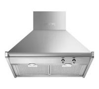 Smeg KD70XE - Hotte - hotte décorative - largeur : 70 cm - profondeur : 55.5 cm - evacuation & recyclage - inox satiné Inox satiné G