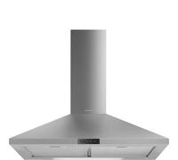 Smeg KDE600EX hotte 553 m³/h Monté au mur Acier inoxydable D - Hottes (553 m³/h, Conduit, E, C, C, 65 dB)
