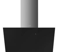 Hotte décorative murale inclinée SMEG KICV90BL2