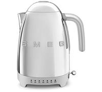Smeg Bouilloire Années 50 KLF04SSEU – Température réglable 2400 W 1,7 L Sans fil Chromé