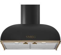 SMEG KS59AOE2 Hotte Murale 60 CM Noir Classe A 3 Vitesses' 275 Watt