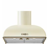 SMEG KS59POE2 Hotte Murale 60 CM Crème Fouettée Classe A 3 Modalités '' 275 Watt