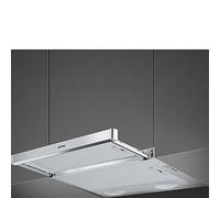 Smeg KSET61E2 hotte 315 m³/h Semi-intégrée (semi-encastrée) Argent D - Hottes (315 m³/h, Conduit / Recirculation, E, D, C, 67 dB)