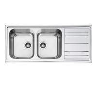 Smeg LPR116 évier Evier encastré Rectangulaire Acier inoxydable