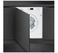 Smeg LSIA147 - Elite - machine à laver séchante - intégré - Niche - largeur : 60 cm - profondeur : 58.4 cm - hauteur : 82 cm - chargement frontal - 52 litres - 7 kg - 1400 tours/min - blanc