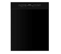 SMEG LSP292DN Lave-Vaisselle Semi-Encastré Frontal Noir 13 Couverts 5 Programmes