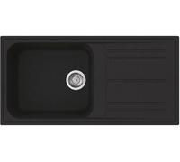 SMEG LZ150A2 Lavabo Encastré 100mm Égouttoir Droite Granite Couleur Anthracite