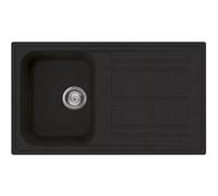 SMEG LZ861A2 Évier Encastré 86CM Avec Égouttoir À Droite En Granit Anthracite