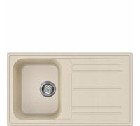 SMEG LZ861AV2 Lavabo Encastré 86CM Égouttoir Droite Granite Couleur Avoine