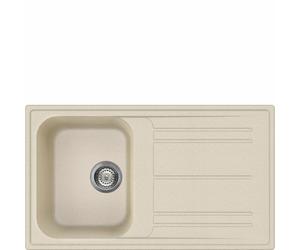 SMEG LZ861AV2 Lavabo Encastré 86CM Égouttoir Droite Granite Couleur Avoine