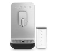 Smeg, Machine à café Expresso Automatique BCC13BLMEU, Système de lait, Broyeur à grain Intégré, Système Thermoblock, Réservoir 1,4 L, bac d'égouttement Amovible, Dimensions Compactes, 1350 W, Noir