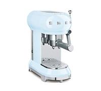 Smeg, Machine à Café Expresso Manuelle ECF01PBEU, Système Cappuccino, Thermoblock, Grand Boîtier Tasse et Double Fonction Café, Réservoir d'Eau 1 L, Dimensions Compactes, 1350W, Bleu Azur