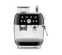 Machine Expresso Smeg Egf03bleu Noire Années 50 Avec Moulin Intégré