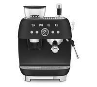 Smeg Machine à café expresso EGF03BLMEU – Broyeur intégré, 4 niveaux, vapeur, 1 L – Noir mat