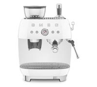 Machine Expresso Smeg Egf03wheu Blanche Années 50 Avec Moulin Intégré
