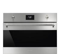 SMEG Micro ondes Grill Encastrable SO4301M0X, 40 litres, Gril, Niche de 45 cm