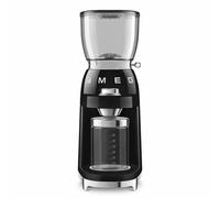 Smeg – Moulin à café CGF11BLEU – 30 niveaux réglables, 350 g, Antistatique, 150 W – Noir