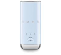 Smeg, Mousseur à Lait Électrique MFF02PBEU, 3 Fonctions Boisson, Fouet Amovible, Revêtement Céramique Antiadhésif, 500 W, Bleu Azur