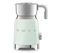 Smeg, Mousseur à Lait Multifonction MFF11PGEU, avec Système à Induction, 6 Programmes Prédéfinis, une Fonction Manuelle, Carafe Amovible 600 ml, Bouchon Doseur, Range Cordon Intégré, 500 W, Vert d'Eau