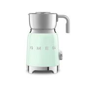 Smeg, Mousseur à Lait Multifonction MFF11PGEU, avec Système à Induction, 6 Programmes Prédéfinis, une Fonction Manuelle, Carafe Amovible 600 ml, Bouchon Doseur, Range Cordon Intégré, 500 W, Vert d'Eau