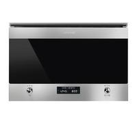 Smeg MP322X1 micro-onde Noir, Acier inoxydable Micro-ondes grill Sur toute la gamme 22 L 850 W