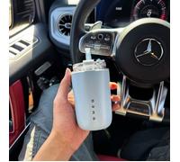 SMEG Mug isothermes 240ml, Tasse à Café en Acier Inoxydable, Tasse Isotherme Voyage double isolée sous vide avec Couvercle,Bleu MUG