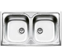 Smeg Omni LYP862 Lavabo Évier Deux Cuves Inox Prelucido 15x86x50 CM