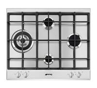 Smeg Plaque de cuisson à gaz P261XGH SELEZIONE Acier inoxydable