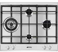 SMEG P261XGH, Plaque de cuisson à gaz SELEZIONE, Stainless steel