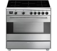 SMEG Piano de cuisson BG91IX2 Induction 5 feux 90 x 60 cm Inox Classe A
