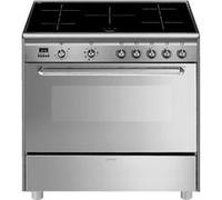Smeg piano de cuisson induction concerto 90 cm scd90imx9-1 Gris H