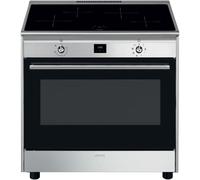 Smeg - Piano de cuisson induction SMEG CG90CIXT - Gris