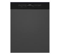 SMEG PL292DN LAVE-VAISSELLE SEMI-ENCASTRÉE 60CM PANNEAU NOIR 13 COUVERTS