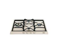 Smeg Sr764Po Plaque De Cuisson Gaz 4 Brûleurs 60Cm Design Ligne Cortina Crème