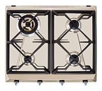 Smeg Victoria SR964XGH - Table de cuisson au gaz - 4 plaques de cuisson - Niche - largeur : 55.5 cm - profondeur : 47.8 cm - acier inoxydable
